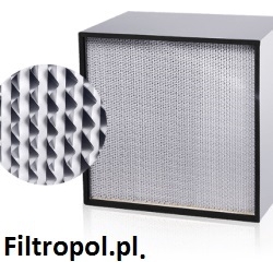 Filtr kompaktowy dokładny F9  610x610x292mm  separator aluminiowy